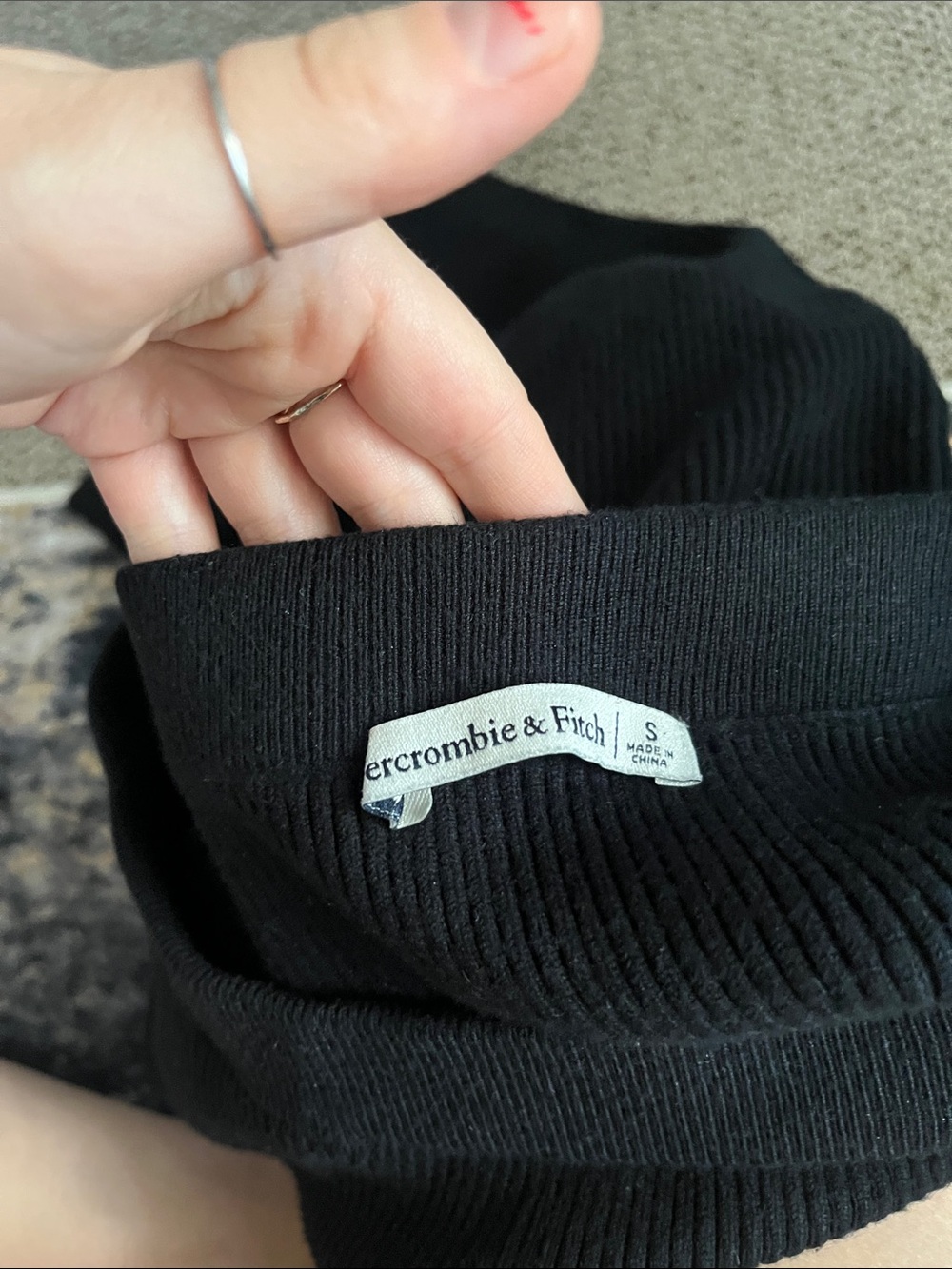 Abercrombie ribbed skirt - Picture 4 of 5